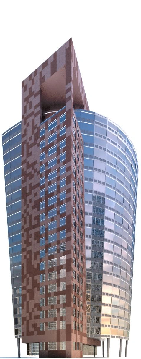 现代建筑3D模型素材