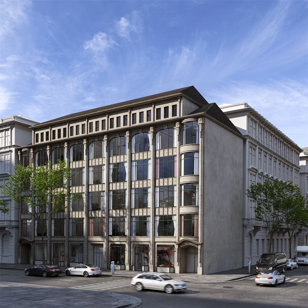 现代城市商业建筑3D模型