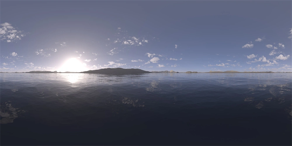 宁静海景高清HDR图像
