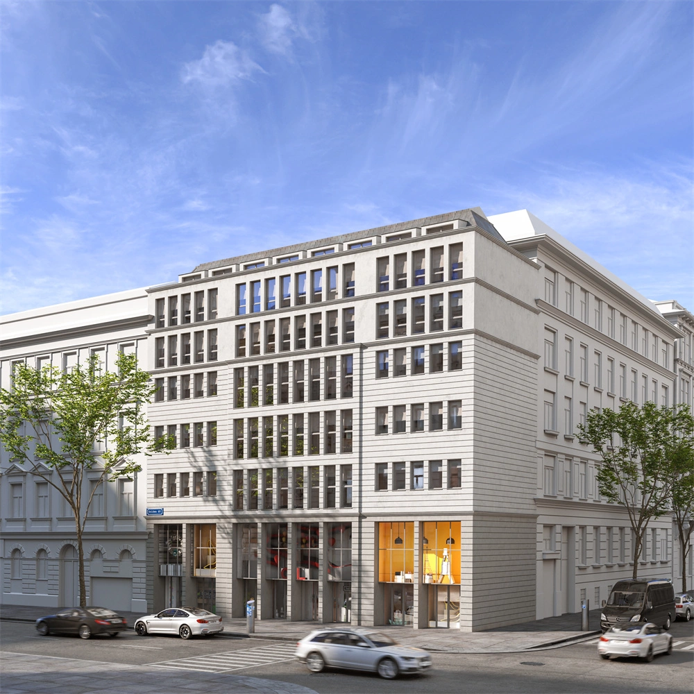 现代城市商业建筑3D模型