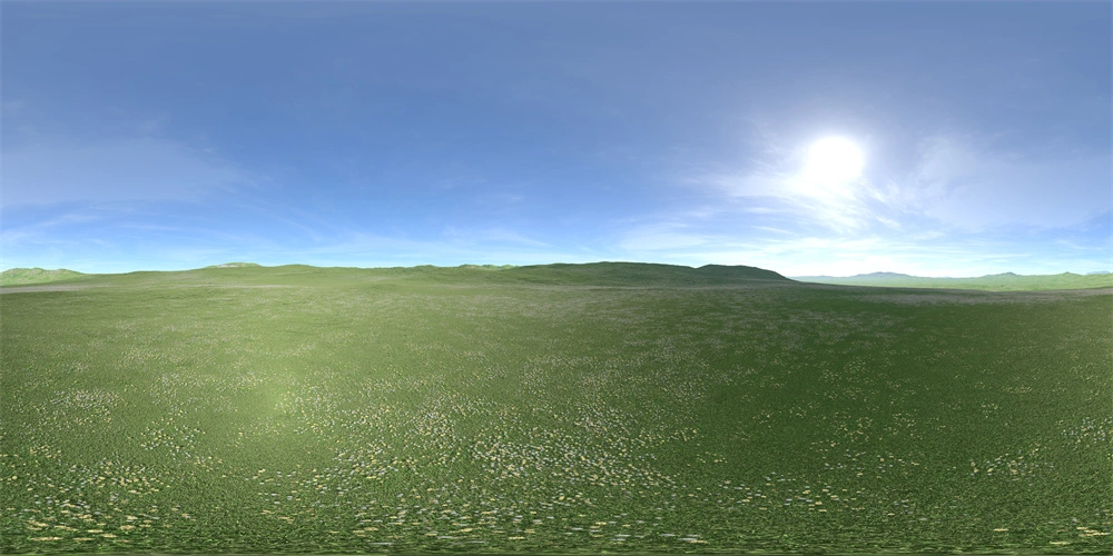 高清自然风光草原全景HDRI