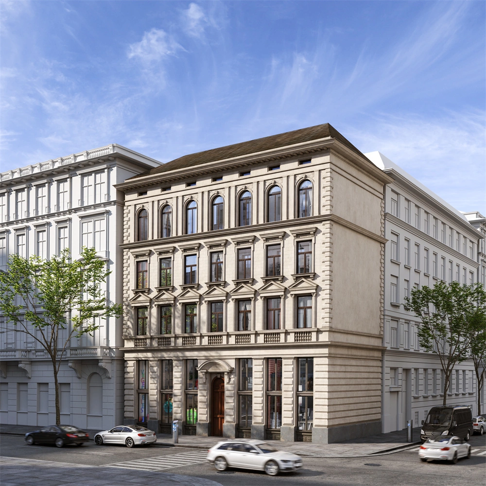 古典风格城市建筑3D模型