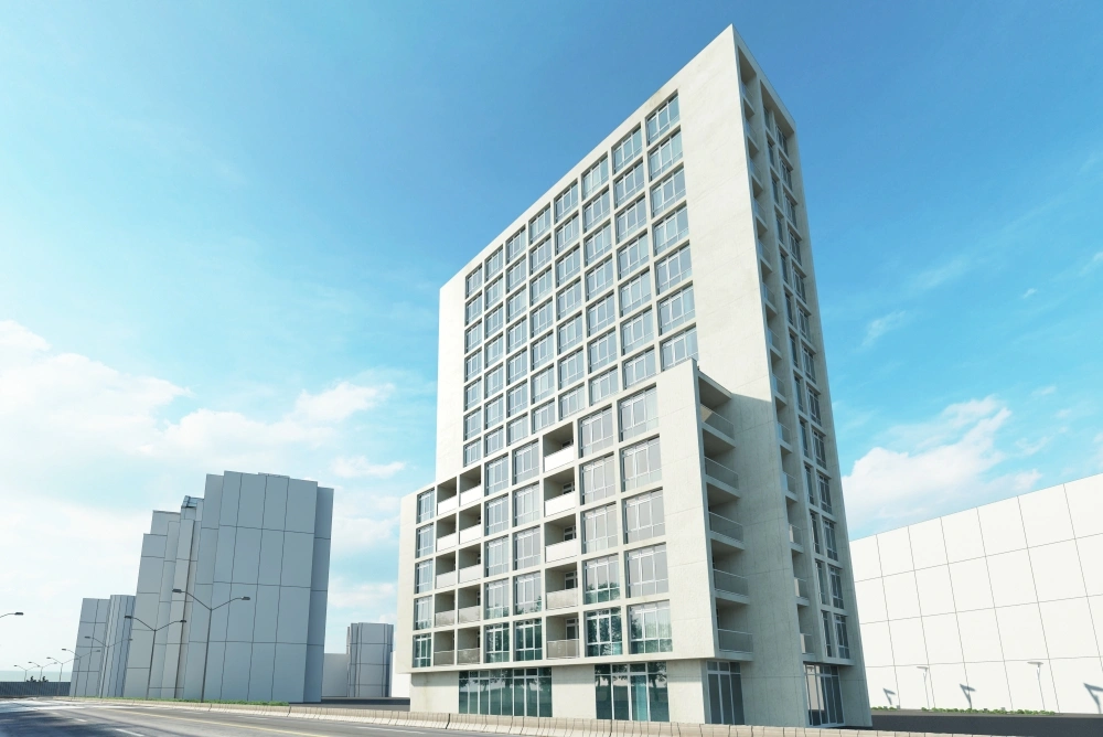 现代高层建筑3D模型
