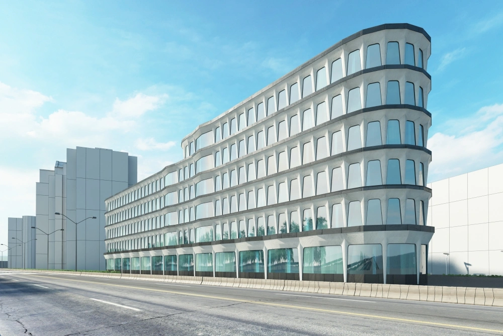 现代城市办公建筑3D模型