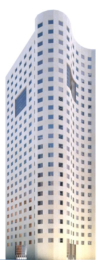 现代高层建筑3D模型素材