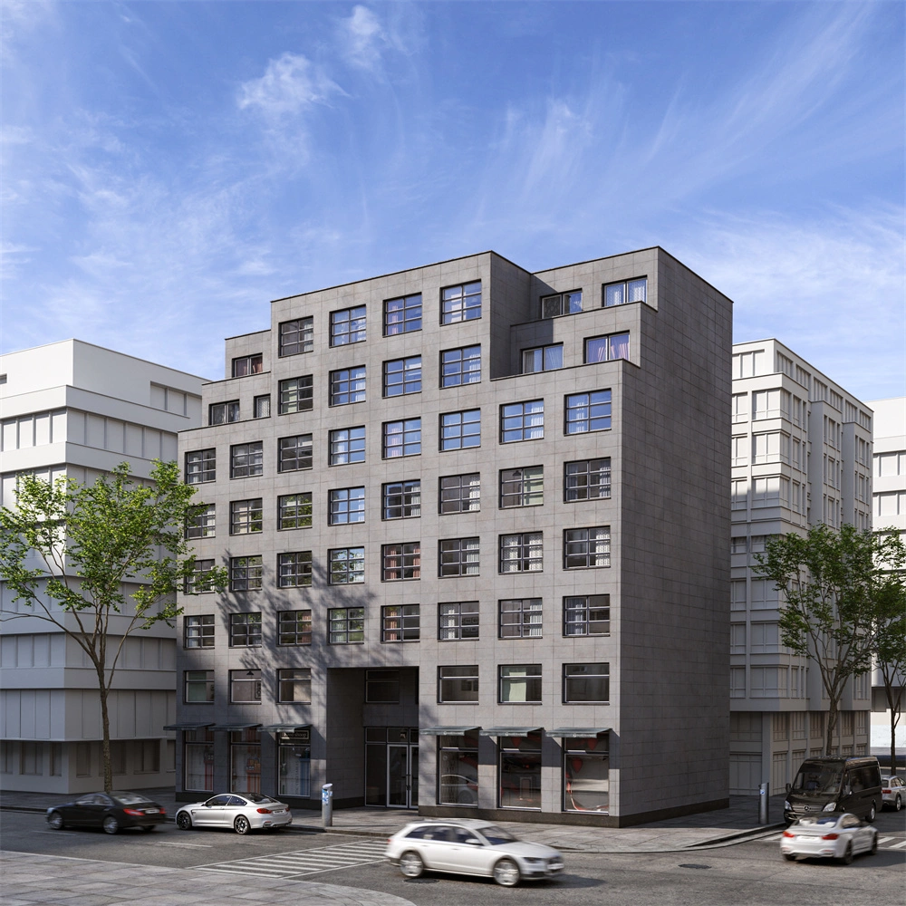 现代城市商业办公建筑3D模型