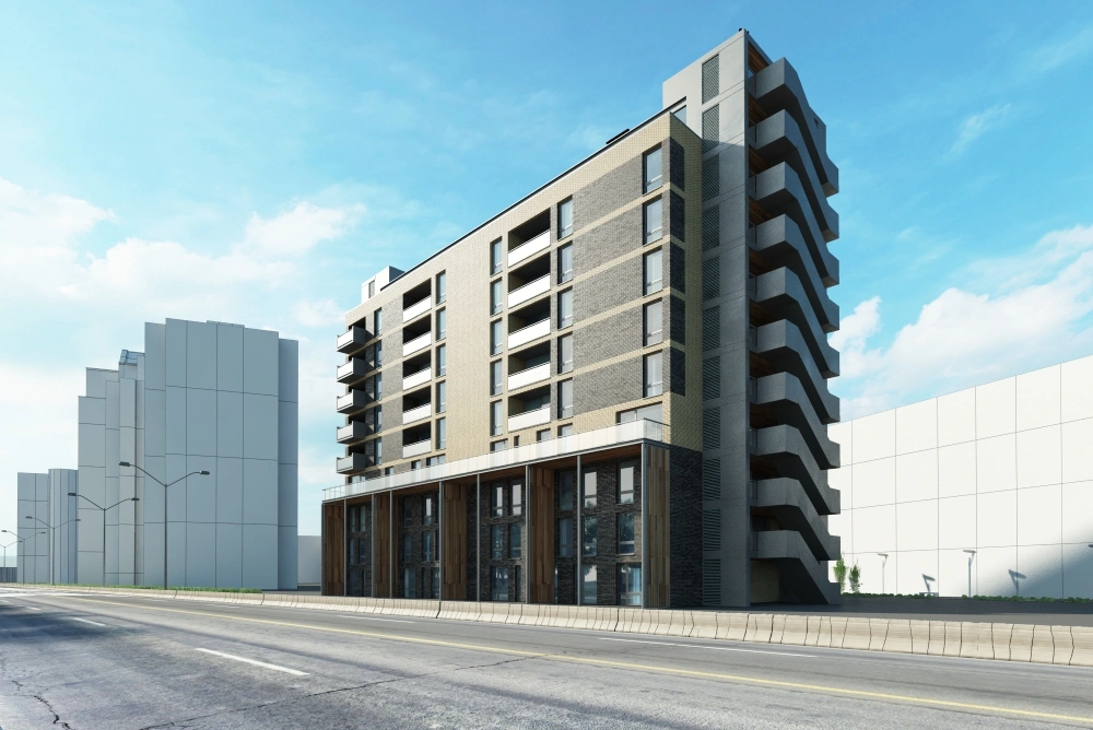 现代城市住宅建筑3D模型