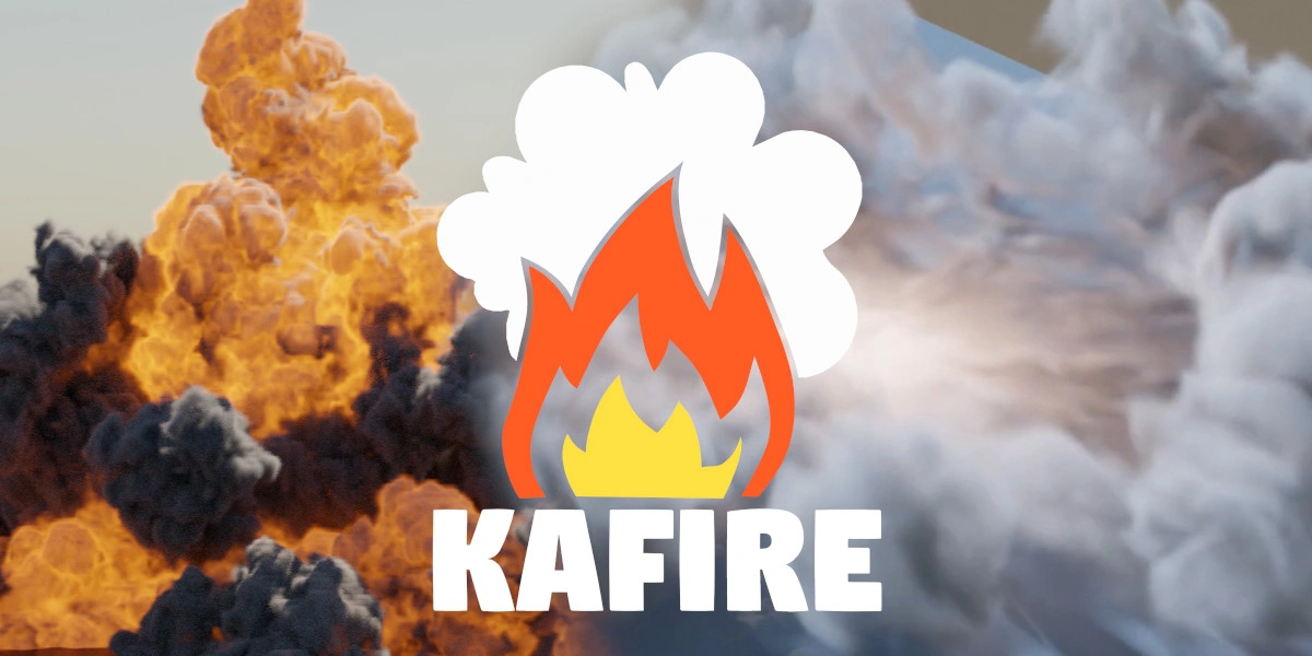 Blender火焰篝火爆炸特效插件 KaFire V1.1.2