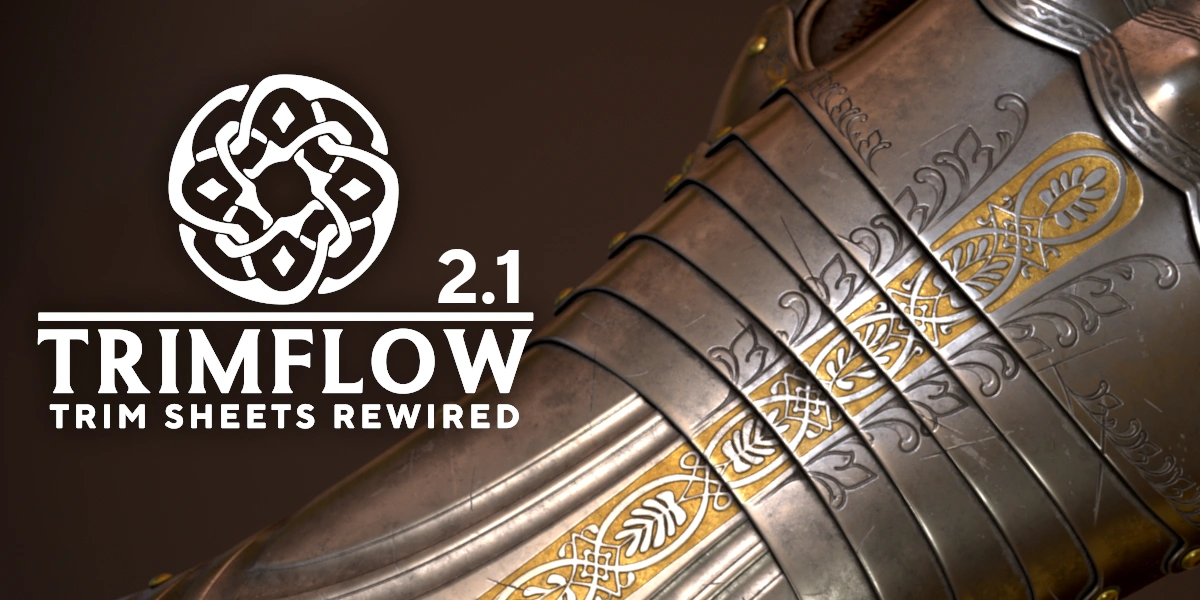 Blender贴画纹理路径绘制插件 Trimflow v2.0