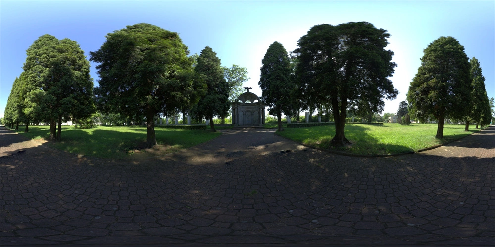 公园绿地360度全景图