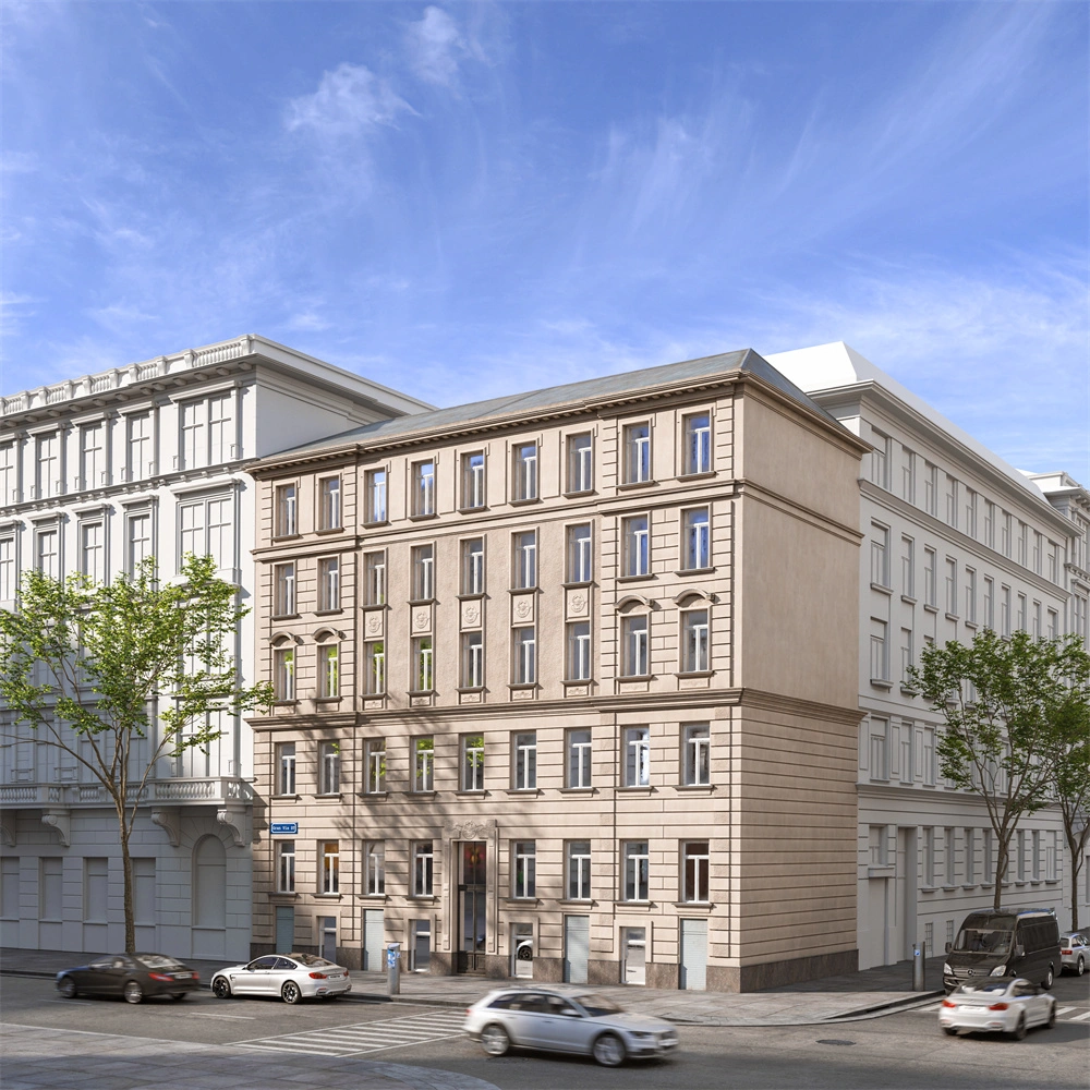 城市角落的经典建筑3D模型