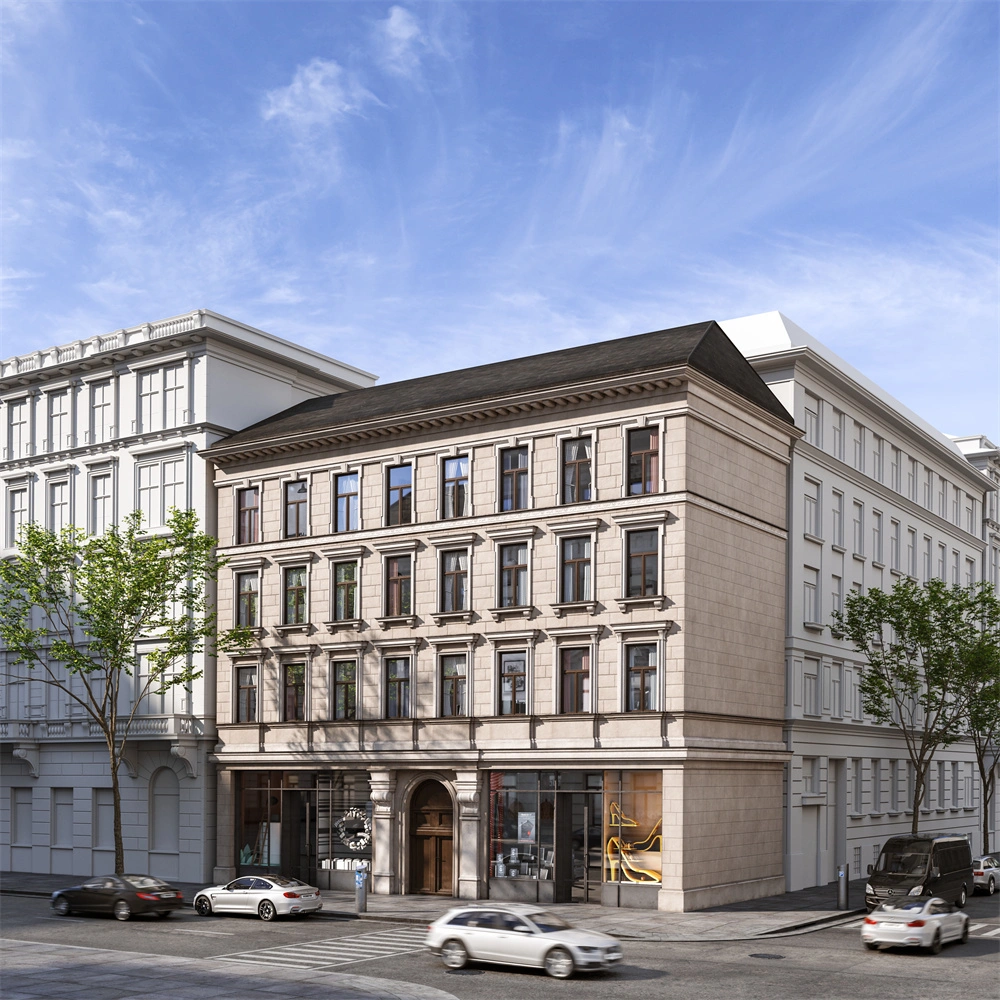 城市角落经典建筑3D模型