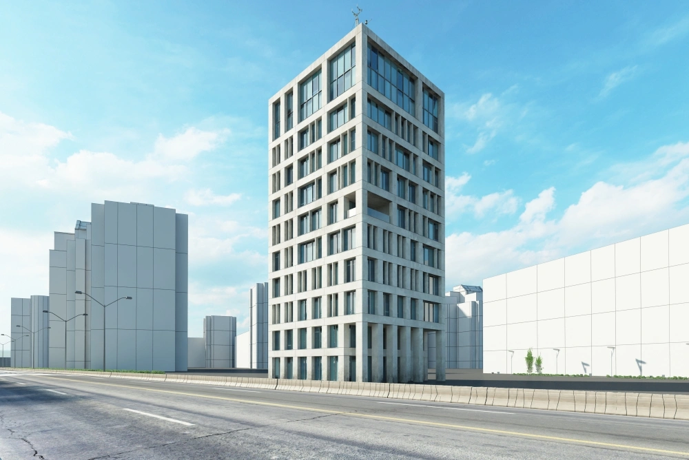 现代都市办公大楼3D模型
