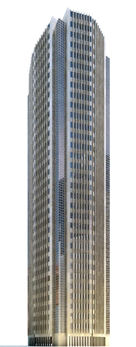 现代高层建筑3D模型素材