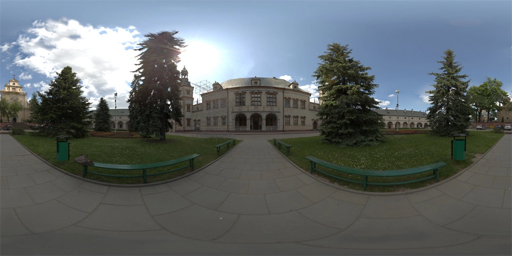 城市公园360度全景图