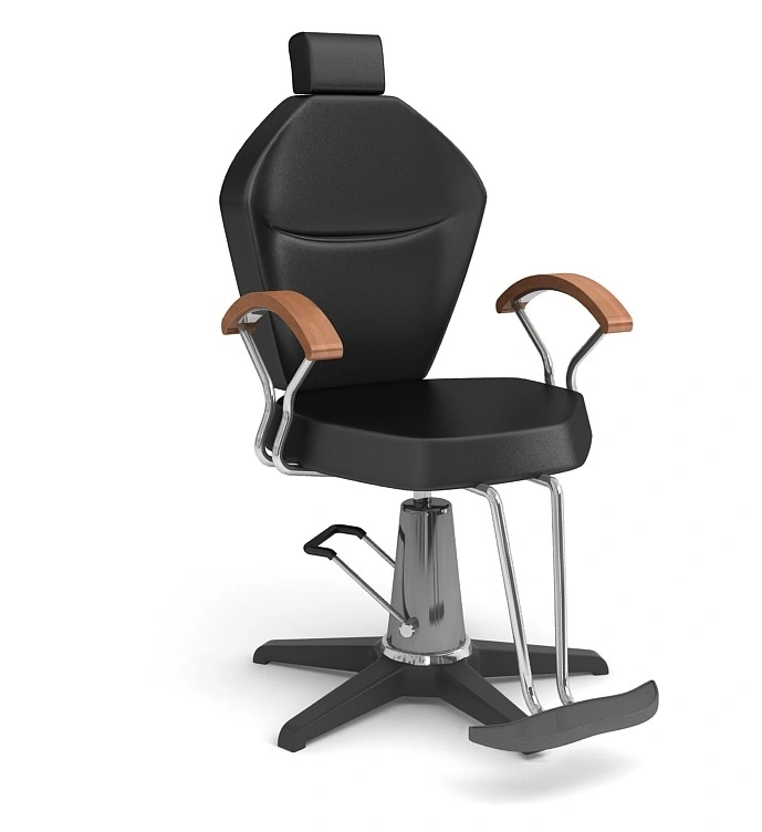 黑色理发椅3D模型