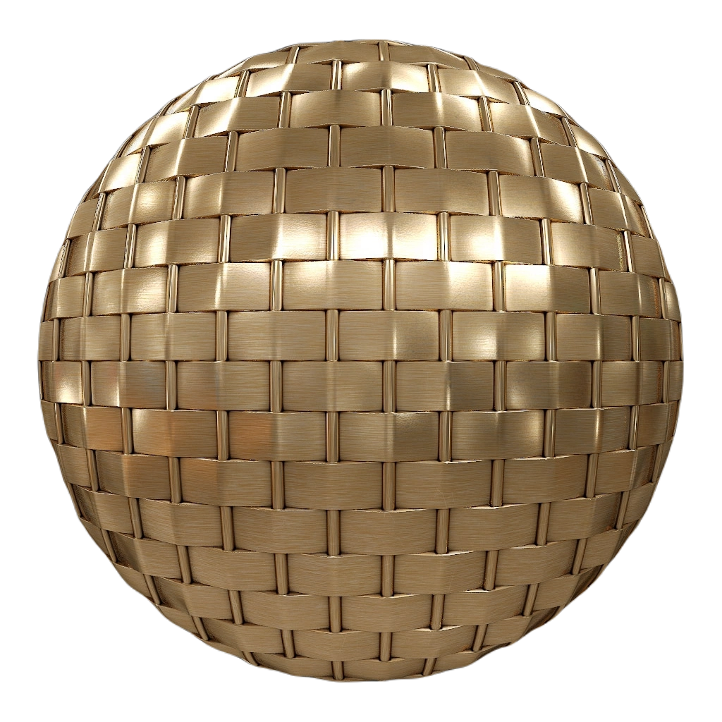 金色编织金属纹理
