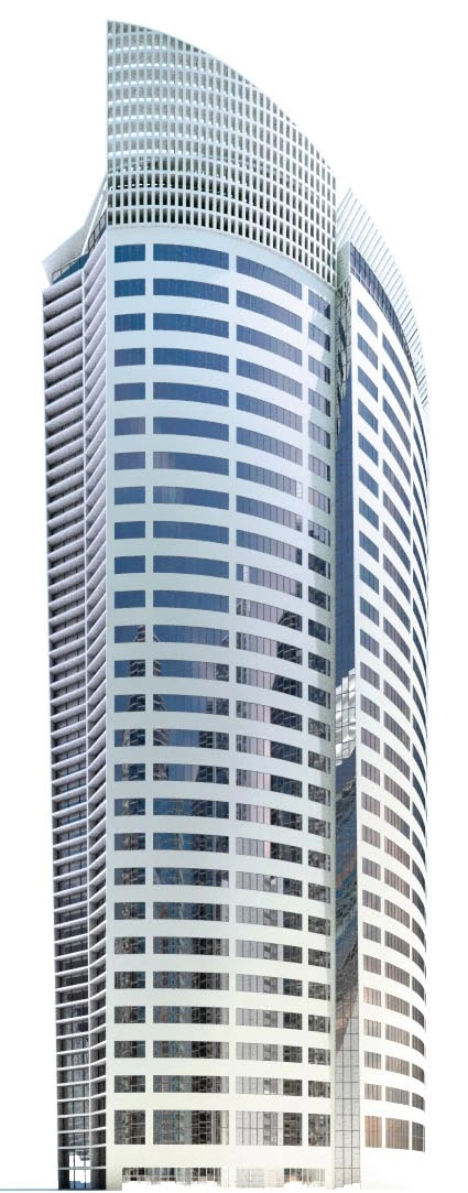 现代高层商务办公楼3D模型素材