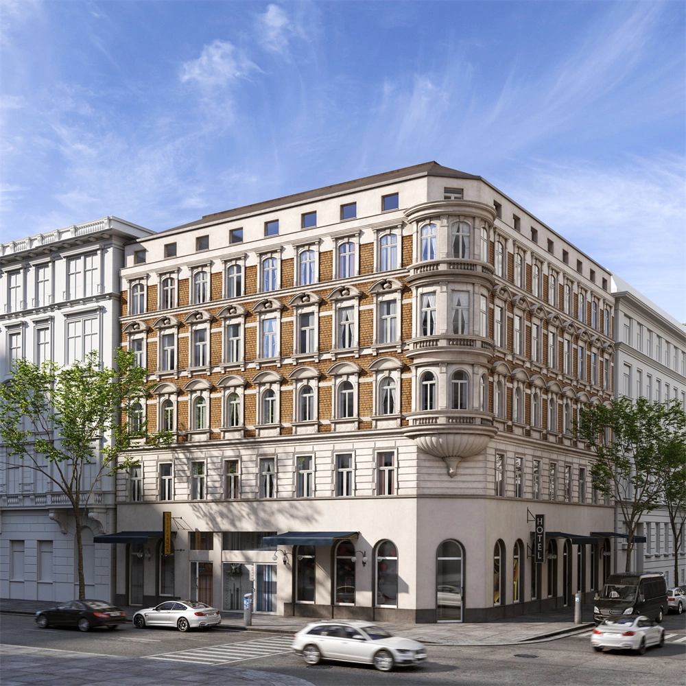 经典城市角落建筑3D模型