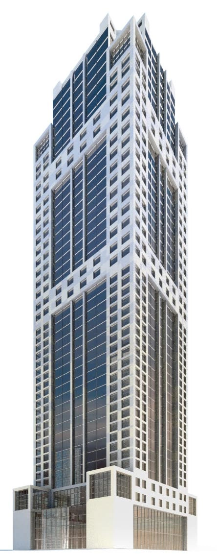 现代高层商务办公楼3D模型素材