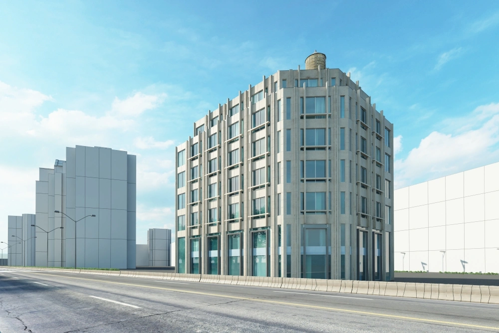 现代都市建筑3D模型