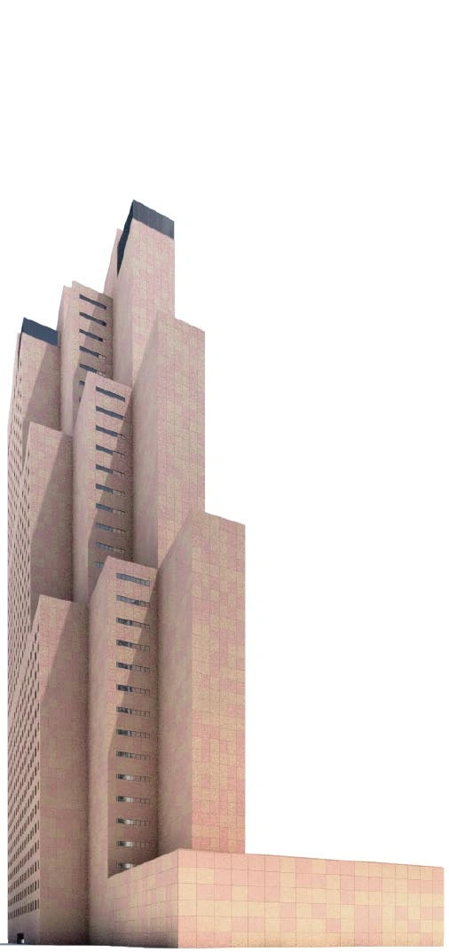 现代高层建筑3D模型素材