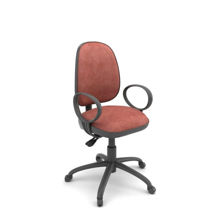 红色办公椅3D模型