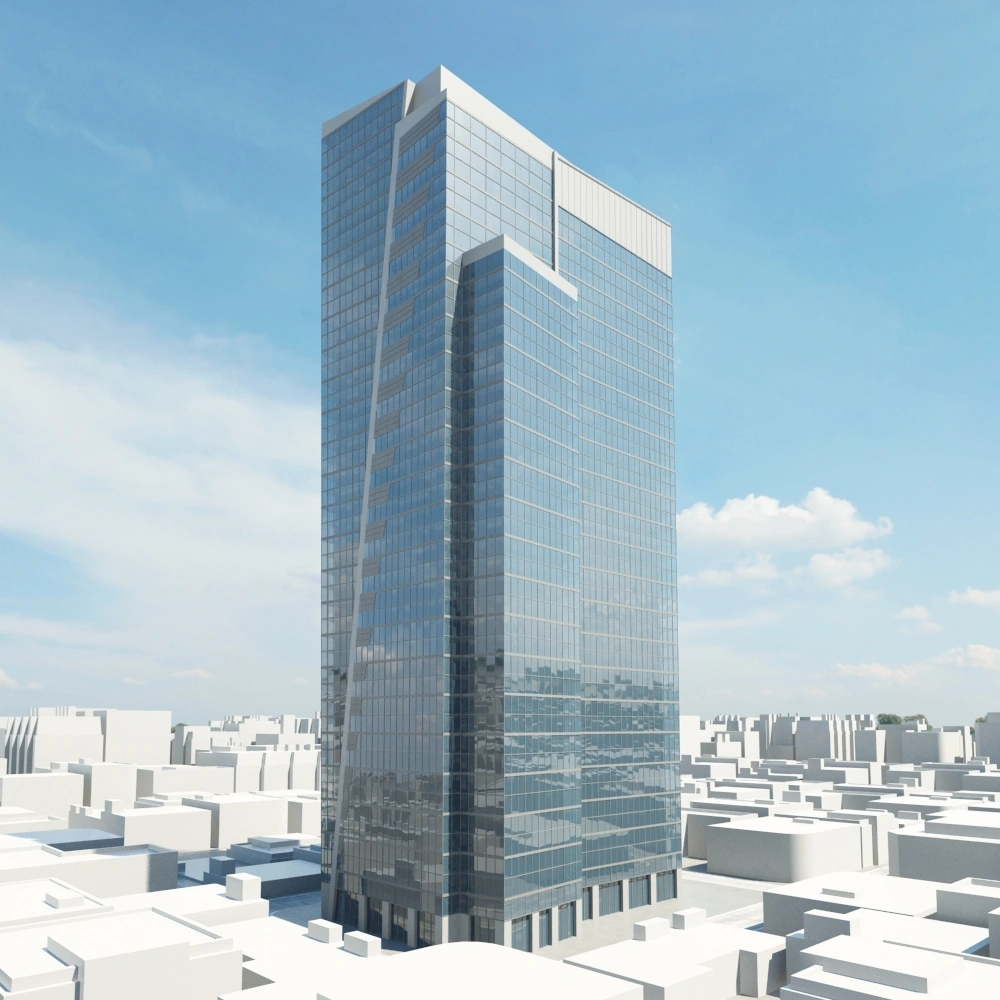 现代都市商务大厦3D模型