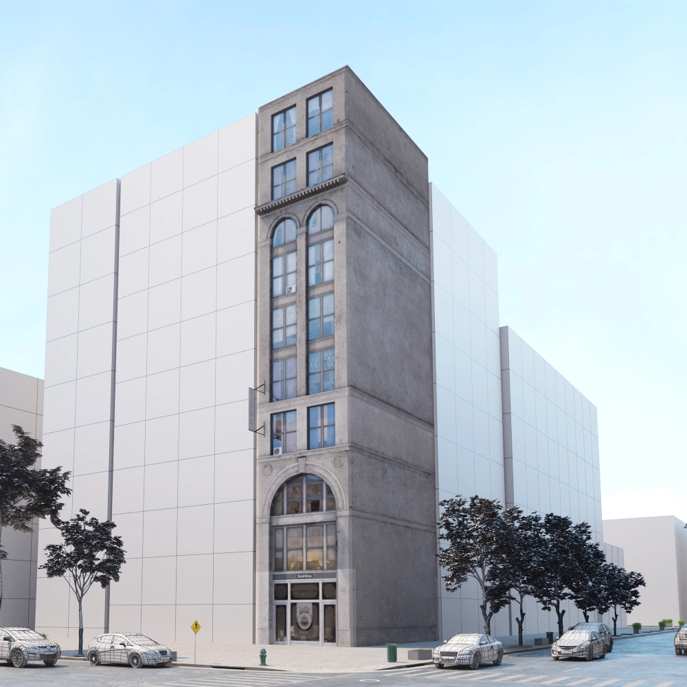 现代城市建筑3D模型