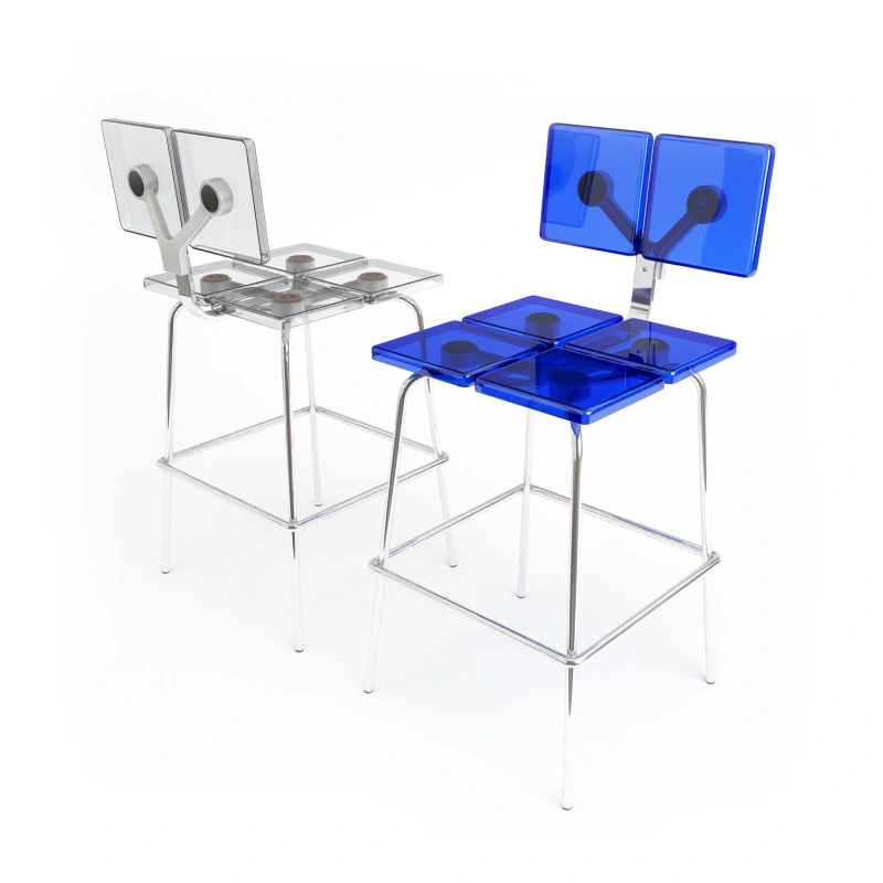 现代简约透明椅子3D模型