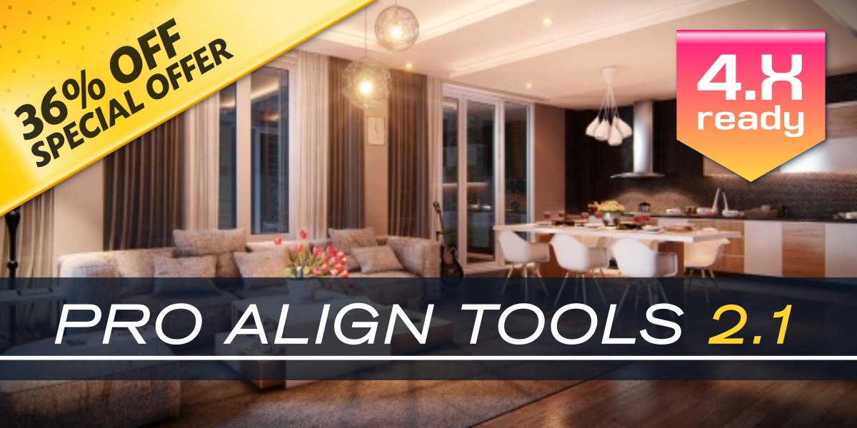 Blender模型对齐插件 Pro Align Tools V2.1.10