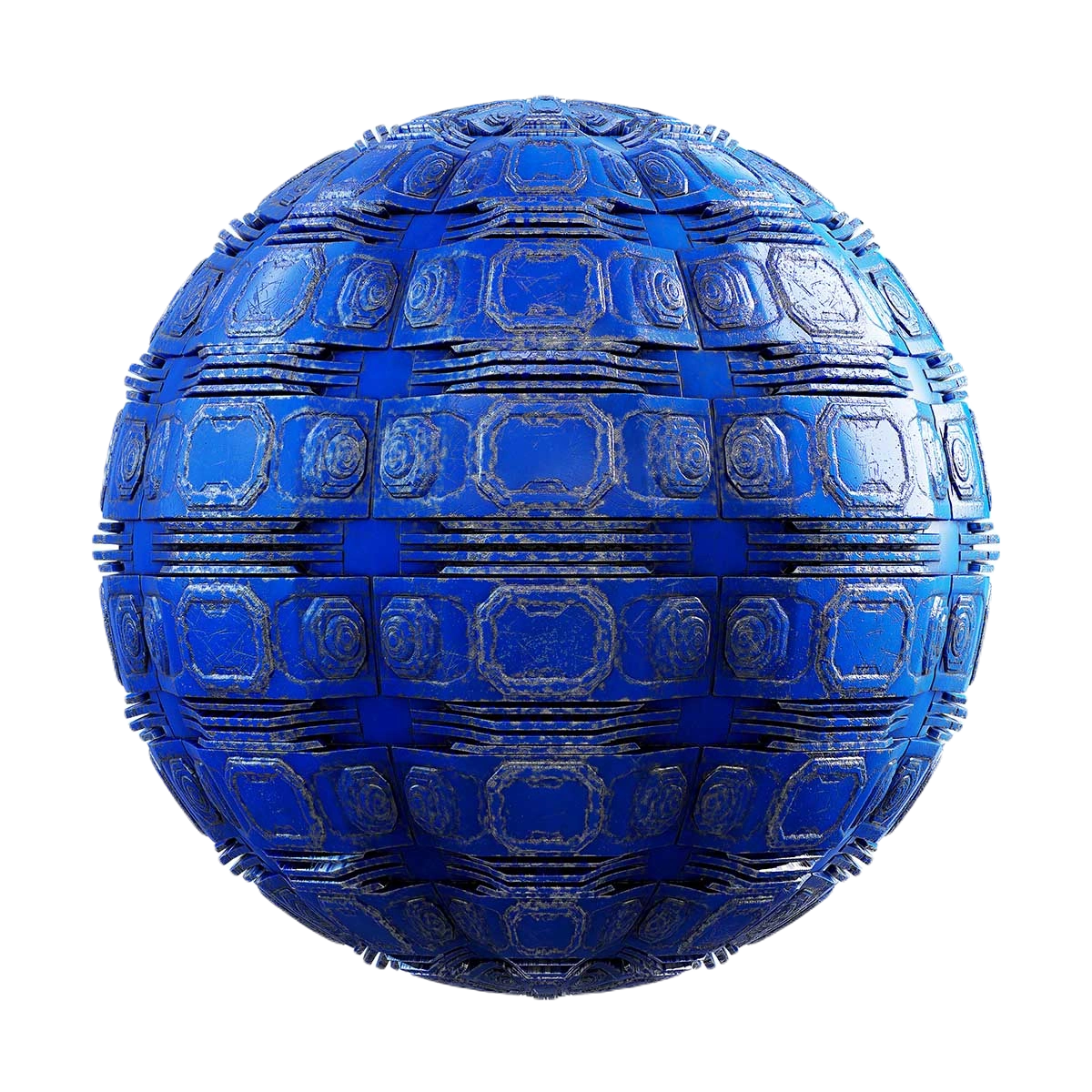 蓝色太空船墙贴