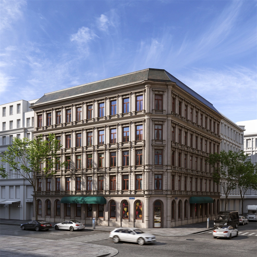 经典都市角落建筑3D模型