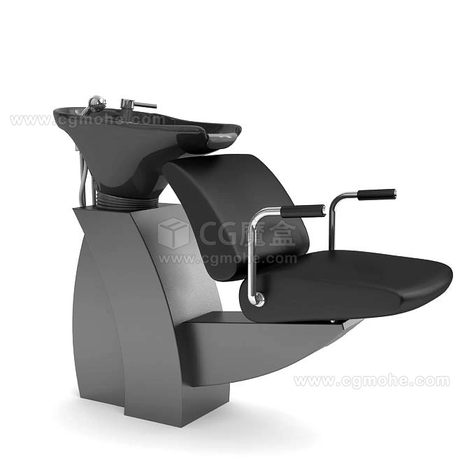 现代美容美发椅3D模型