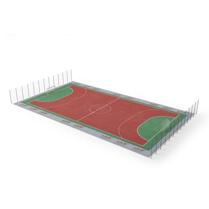 户外足球场3D模型素材