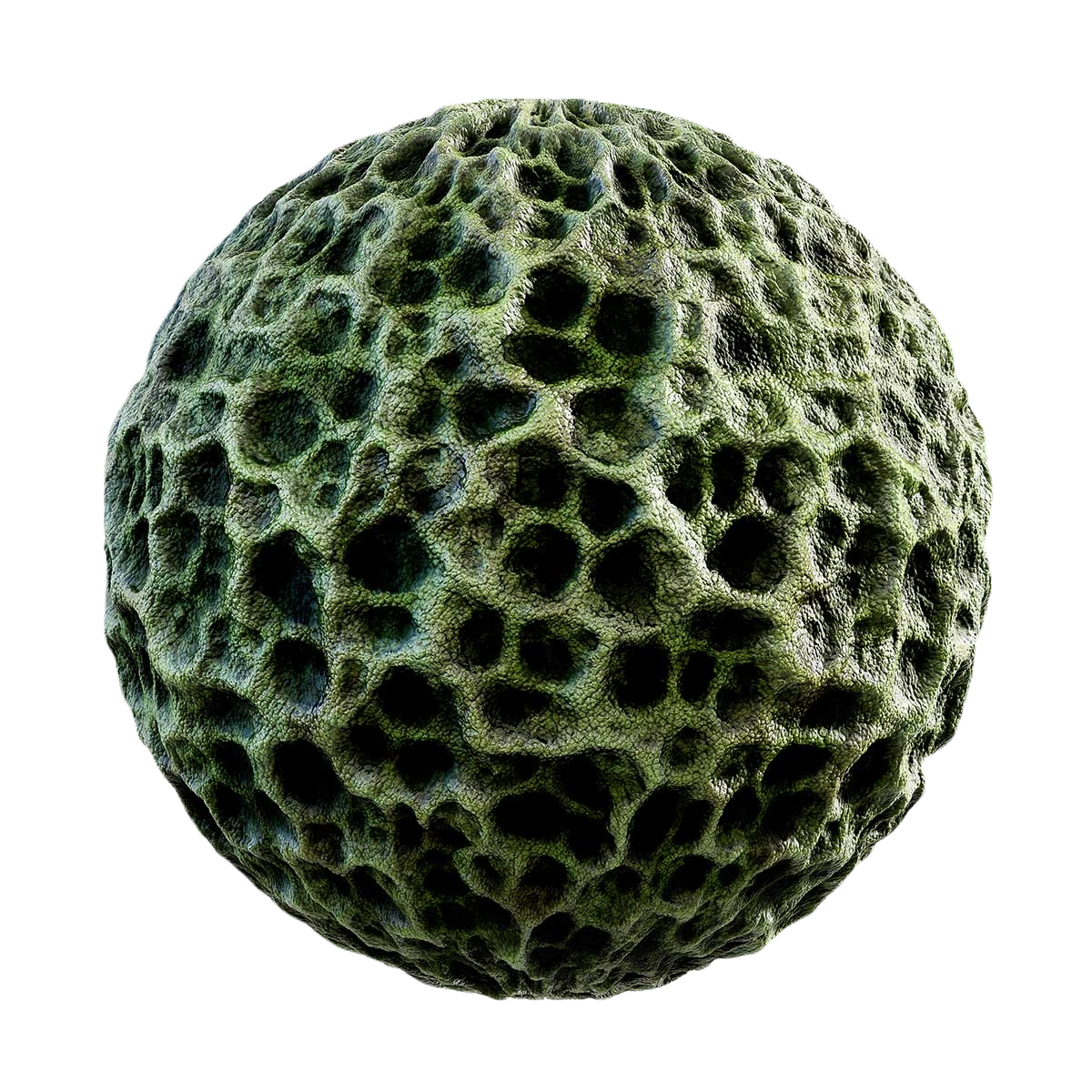 绿色生物皮肤材质贴图