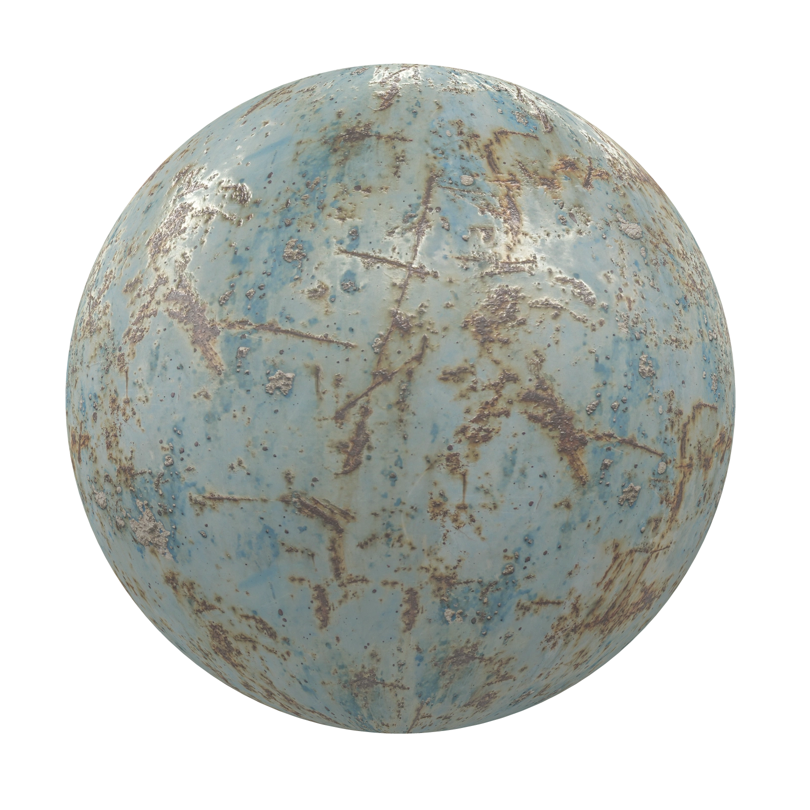 老旧生锈划痕金属 painted old metal 02
