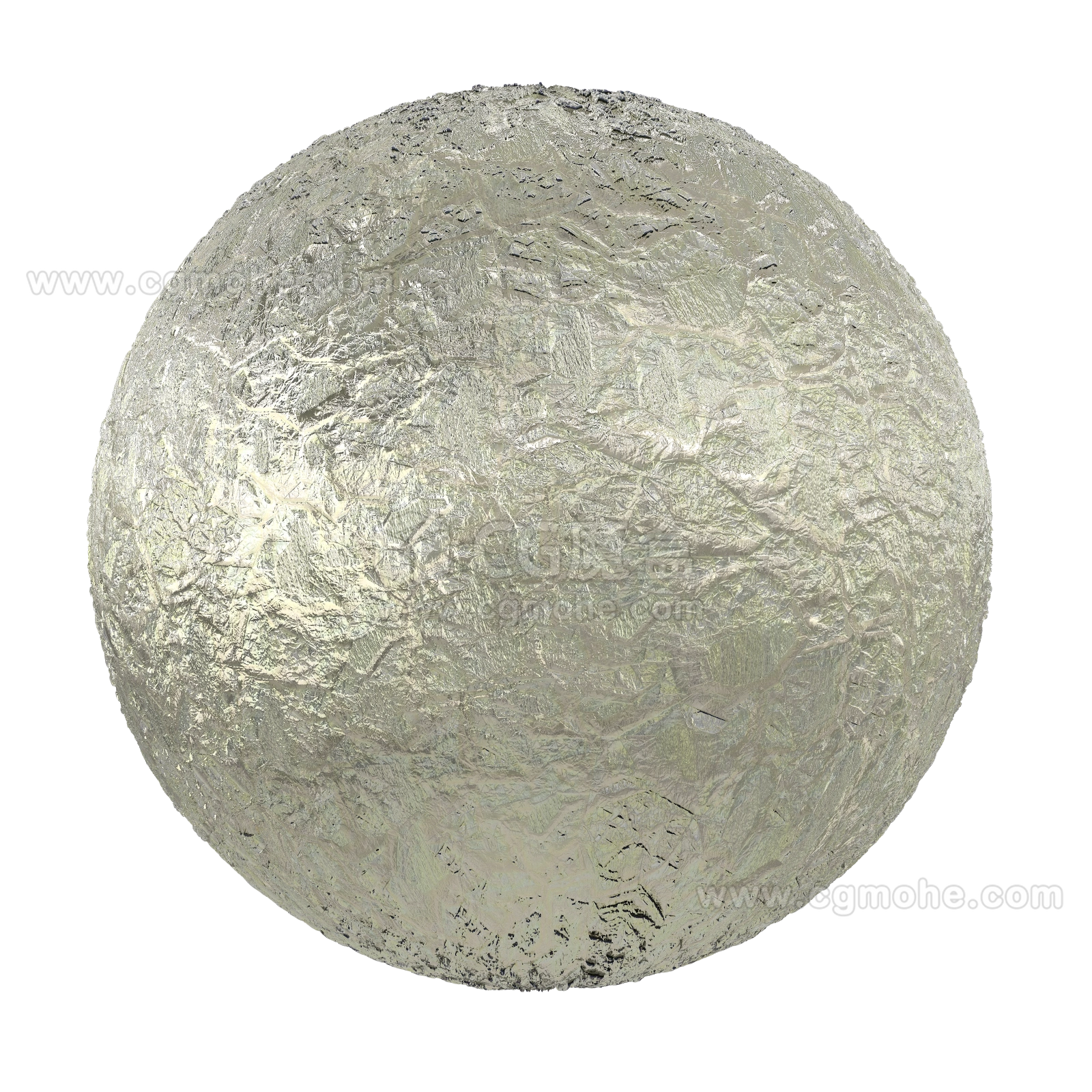 褶皱金色金箔 wrinkled gold foil 02