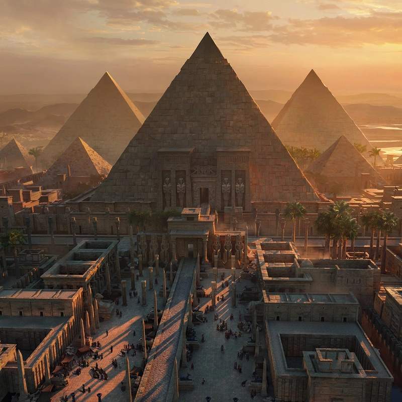 古埃及金字塔建筑 KitBash3D Egypt