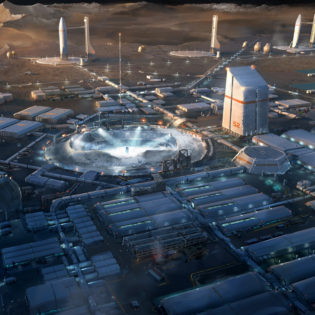 太空殖民 KitBash3D Space Colony