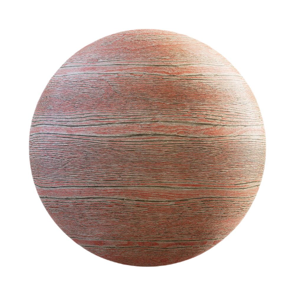 红色油漆松木 CGAxis red painted pine wood