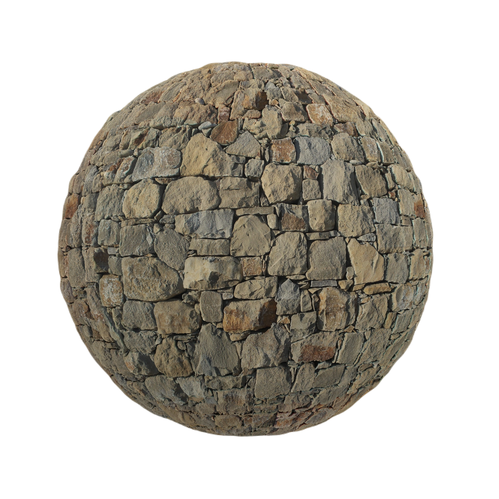 不规则石路面02 CGAxis irregular stone pavement