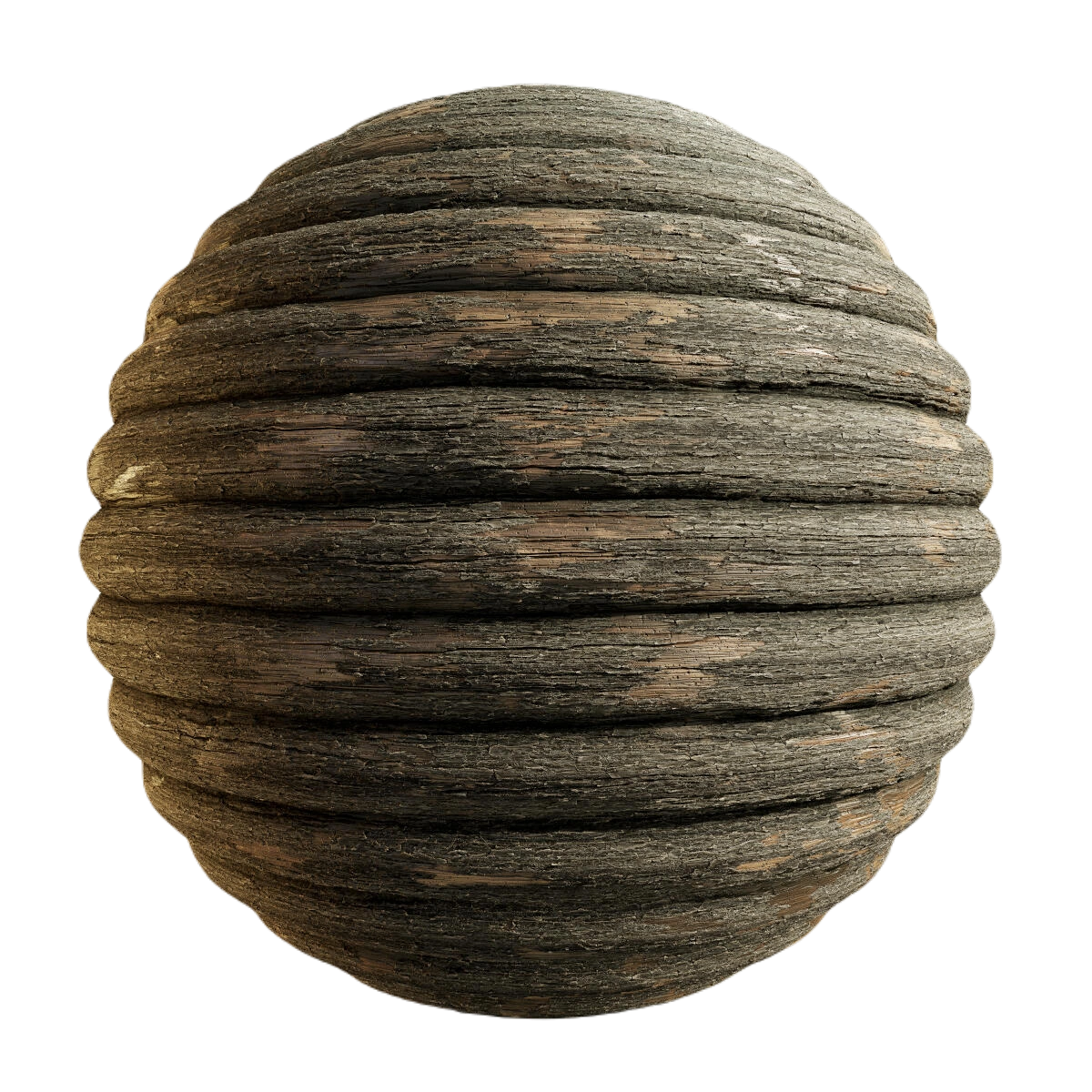 树皮水平原木1 CGAxis tree bark horizontal wooden logs