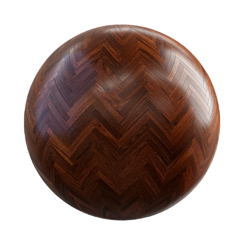 桃花心木人字形地板02 CGAxis mahogany herringbone floor
