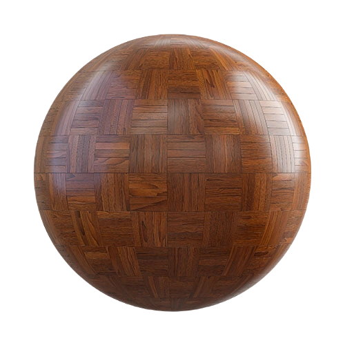 柚木篮纹地板 CGAxis teak basket floor