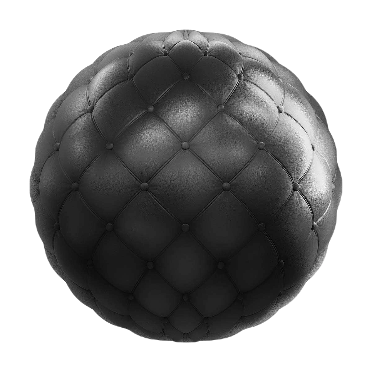 缝制黑色皮革2 CGAxis quilted black leather