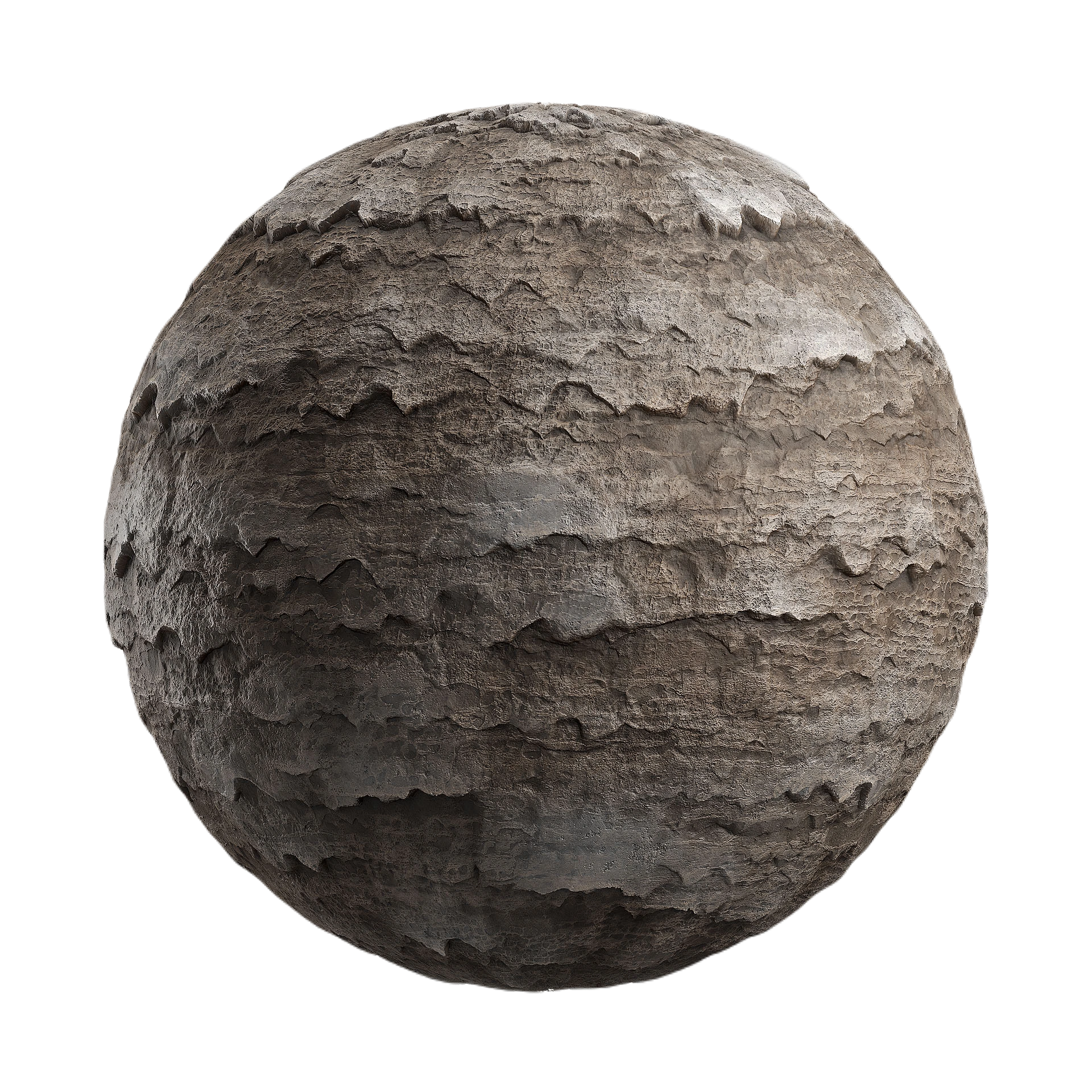 层状棕色岩石 CGAxis layered brown rock