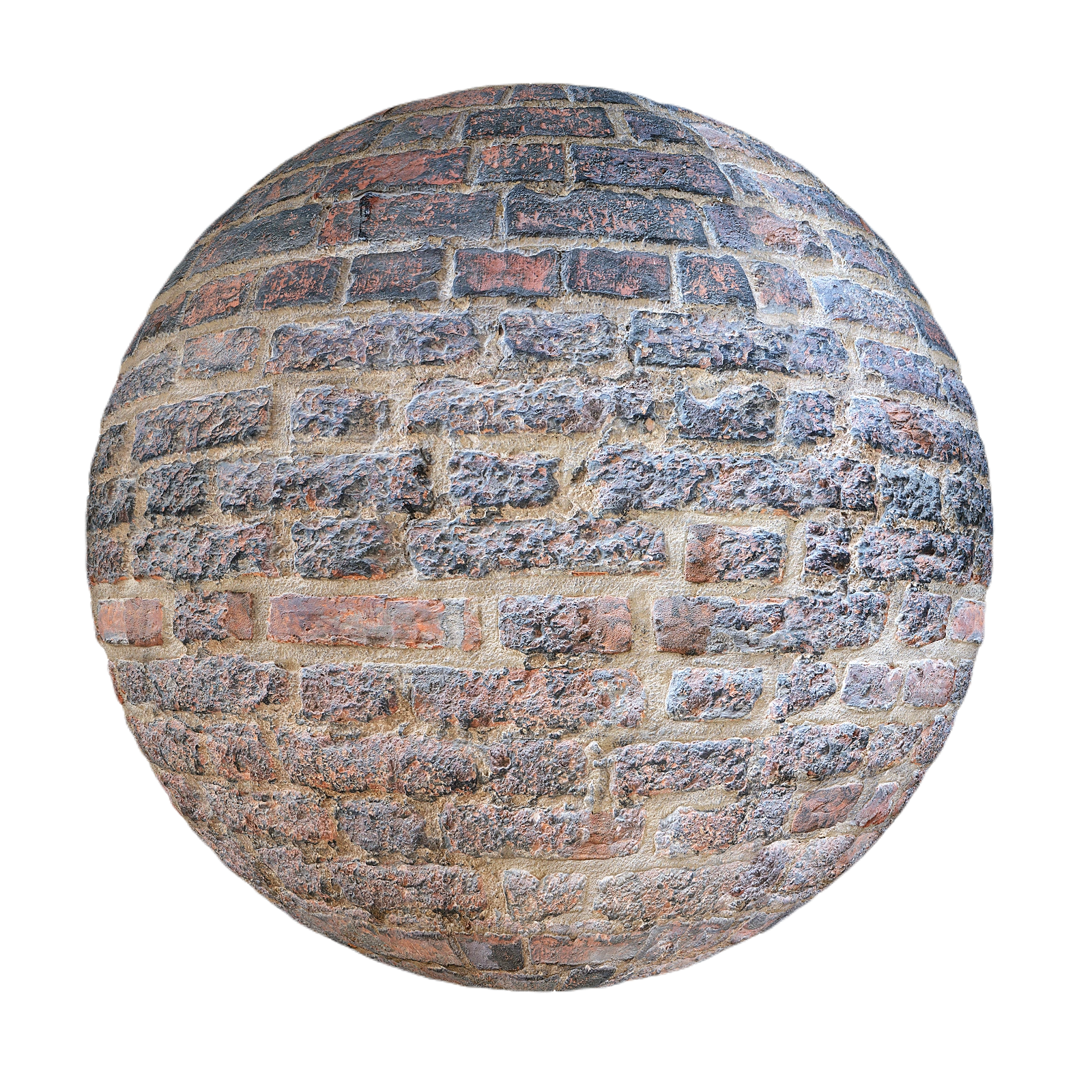 陈旧砖墙10 CGAxis old brick wall