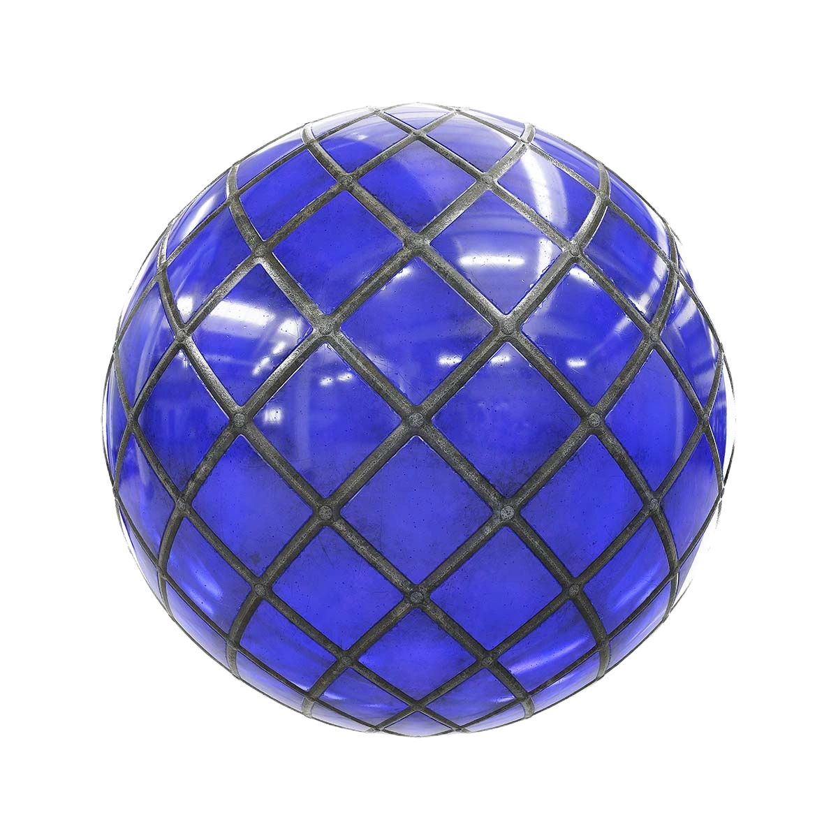 蓝色彩色玻璃 CGAxis blue stained glass