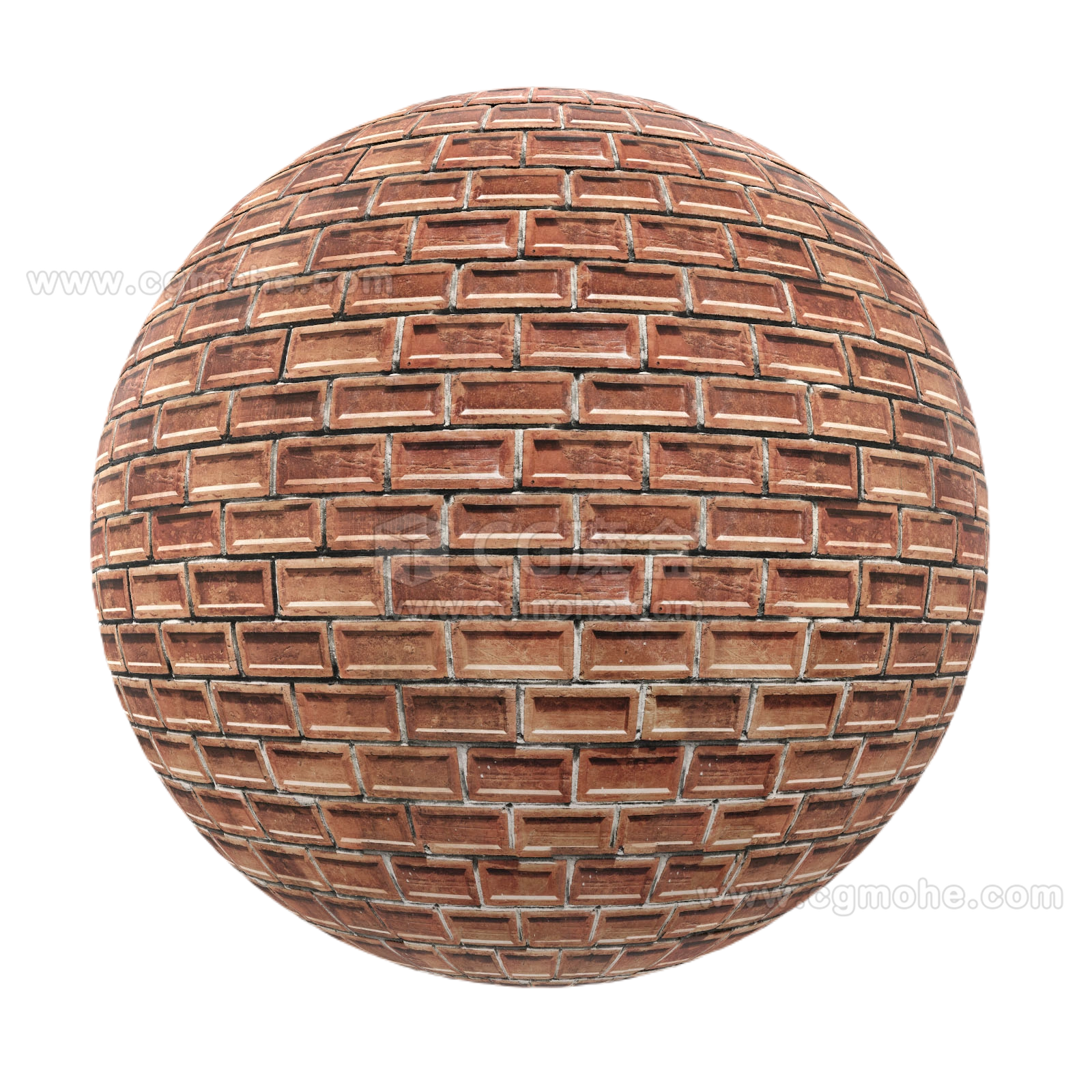 红色砖墙18 CGAxis red brick wall